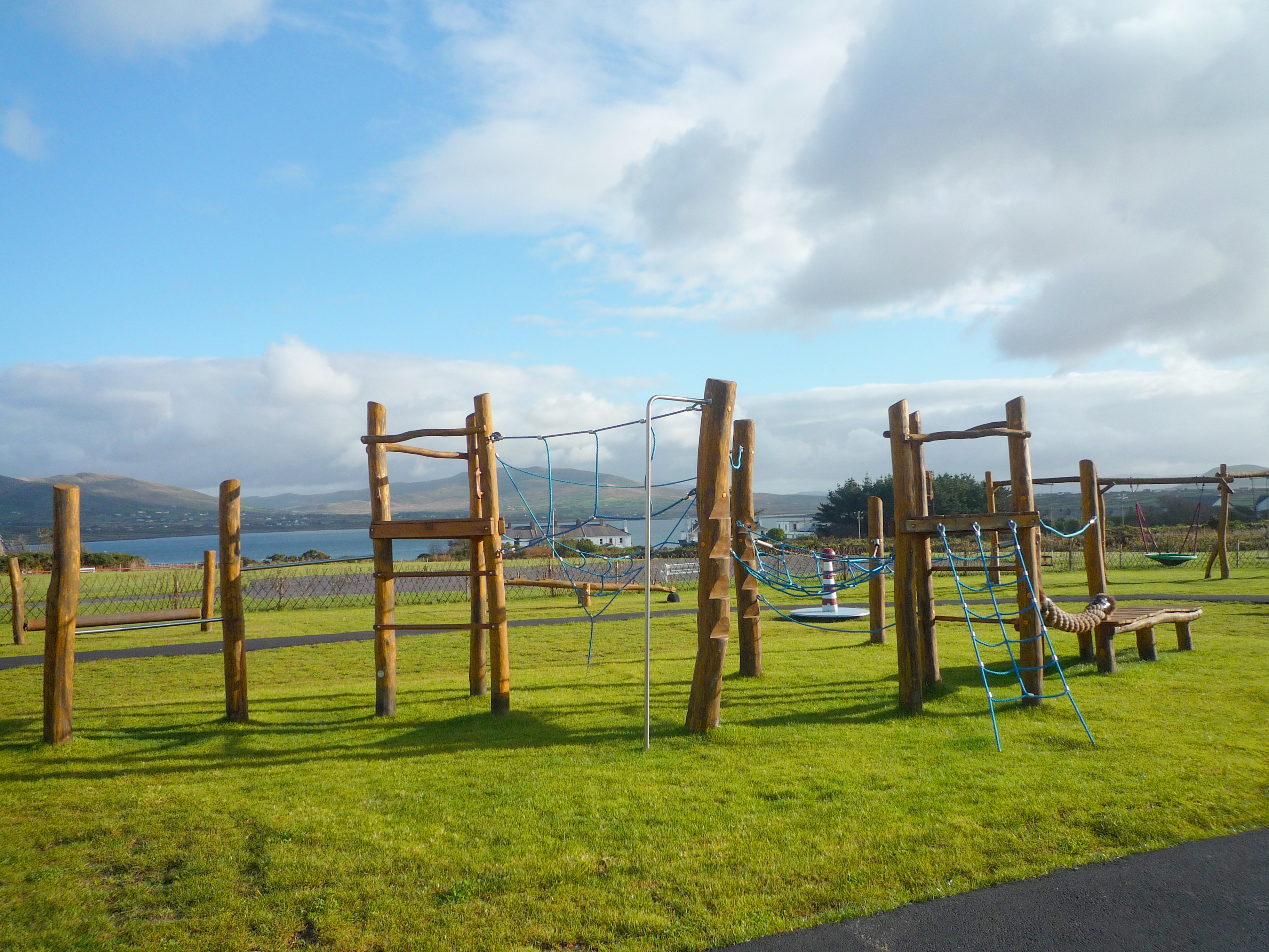 Climbing and Balancing unit in Valentia Island Playground, Kerry